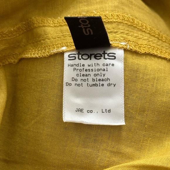 Storets Yellow Dress with Ruffle Sleeves - Picture 6 of 6